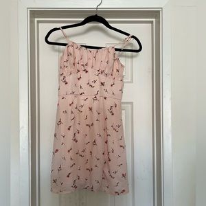 Row A Dress pink with floral motifs girls size XS